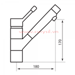 Vòi Rửa Chén Carysil G-2780